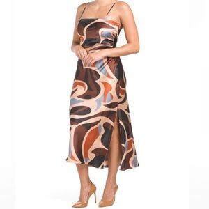 House of Harlow 1960 Strapless Multicolor Dress